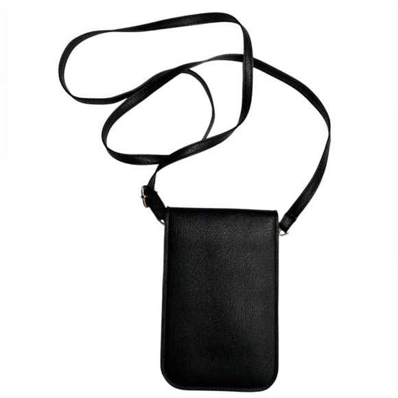 Black Crossbody Wristlet small Bag - Picture 3 of 9